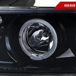 Spec-D 04-12 GMC Canyon/ Colorado Halo Headlights Black/Smoked