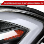 Spec-D 13-16 Dodge Dart Headlights SEQ Animated LED Bar Black
