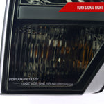 Spec-D 09-14 Ford F-150 LED Strip Projector Headlights Chrome/Smoked