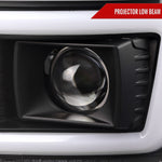 Spec-D 08-10 Ford F250/F350/F450/F550 Sequential Headlights Black
