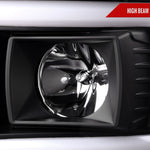 Spec-D 08-10 Ford F250/F350/F450/F550 Sequential Headlights Black