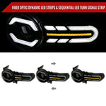 Spec-D 07-14 FJ Cruiser Headlights Sequential LED Black/Smoked Lens