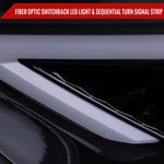 Spec-D 13-16 Ford Fusion SEQ Projector Headlights GL Black w/Smoked