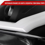 Spec-D 05-10 Pontiac G6 Headlights Sequential LED Bar Projector Black