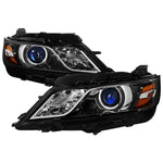 Spec-D 14-20 Chevy Impala OEM Style Projector Headlights Jet Black