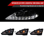 Spec-D 06-10 Lexus IS250/IS350 Headlights SEQ Turn Signals Black