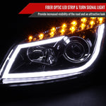 Spec-D 08-12 Chevy Malibu Headlights Projector Glossy Black/Smoked