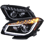 Spec-D 08-12 Chevy Malibu Headlights Projector Glossy Black/Smoked