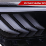 Spec-D 15-22 Ford Mustang OEM HID Projector Headlights Chrome