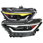 Spec-D 15-17 Mustang/18-20 Shelby Headlights Xenon Sequential Black