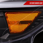 Spec-D 15-17 Ford Mustang Sequential Headlights HID-Type Matte Black
