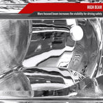 Spec-D 06-08 Honda Pilot Projector Headlights Chrome/Clear