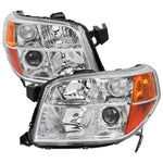 Spec-D 06-08 Honda Pilot Projector Headlights Chrome/Clear
