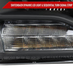 Spec-D 13-18 Ram 1500 2500 3500 SEQ Bar Projector Headlights Black