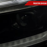 Spec-D 19-24 Ram 1500 SEQ LED Projector Headlights Black Smoked Lens