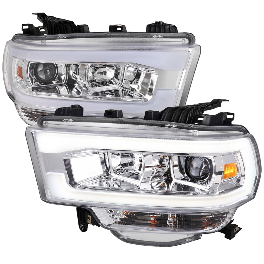 Spec-D 19-24 Ram 2500 3500 4500 5500 Tube Projector Headlights Chrome