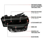 Spec-D 19-24 Ram 2500-5500 Headlights Switchback Sequential Smoked