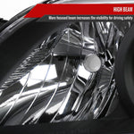 Spec-D 11-20 Toyota Sienna Projector Headlights Halogen Matte Black