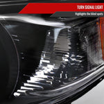 Spec-D 11-20 Toyota Sienna Projector Headlights Halogen Matte Black