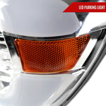 Spec-D 05-11 Tacoma LED Bar Projector Headlights Chrome