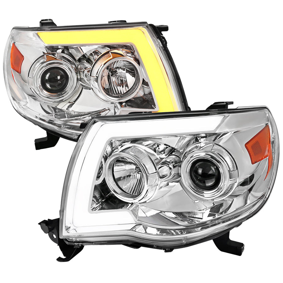 Spec-D 05-11 Tacoma Projector Headlights Sequential Signals Chrome