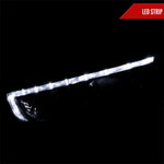 Spec-D 10-13 Hyundai Tucson Projector Headlights LED Strip Black