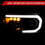 Spec-D 07-13 Tundra/ 08-17 Sequoia Headlights OEM Style Black