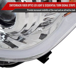 Spec-D 14-21 Tundra Switchback SEQ LED Projector Headlights Chrome