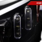 Spec-D 15-18 Mercedes C-Class W205 Sequential Headlights Black/Smoked