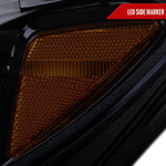Spec-D 15-18 Mercedes C-Class W205 Sequential Headlights Black Smoked