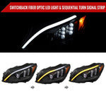 Spec-D 15-18 Mercedes-Benz C-Class W205 SEQ LED Headlights Black