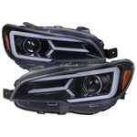 Spec-D 15-21 Subaru Impreza WRX/STI Bar SEQ GL Blk/ Smoked Headlights