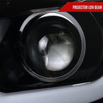 Spec-D 15-20 GMC Yukon/Yukon XL U-Bar Headlights Glossy Black/Smoked