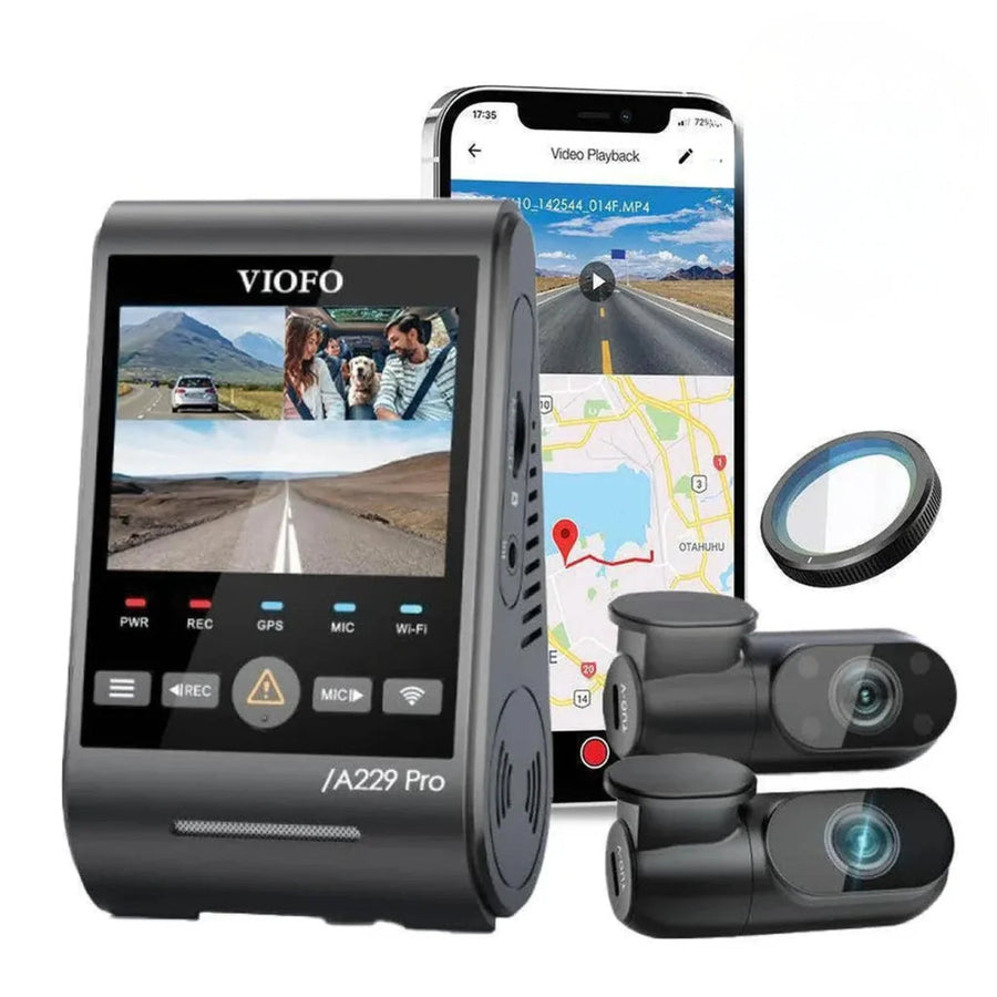 VIOFO A229 Pro 4K UHD 3-Channel Dash Cam by BlackboxMyCar