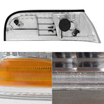 Spec-D 98-11 Ford Crown Victoria Headlights Corner Lights Chrome/Clear