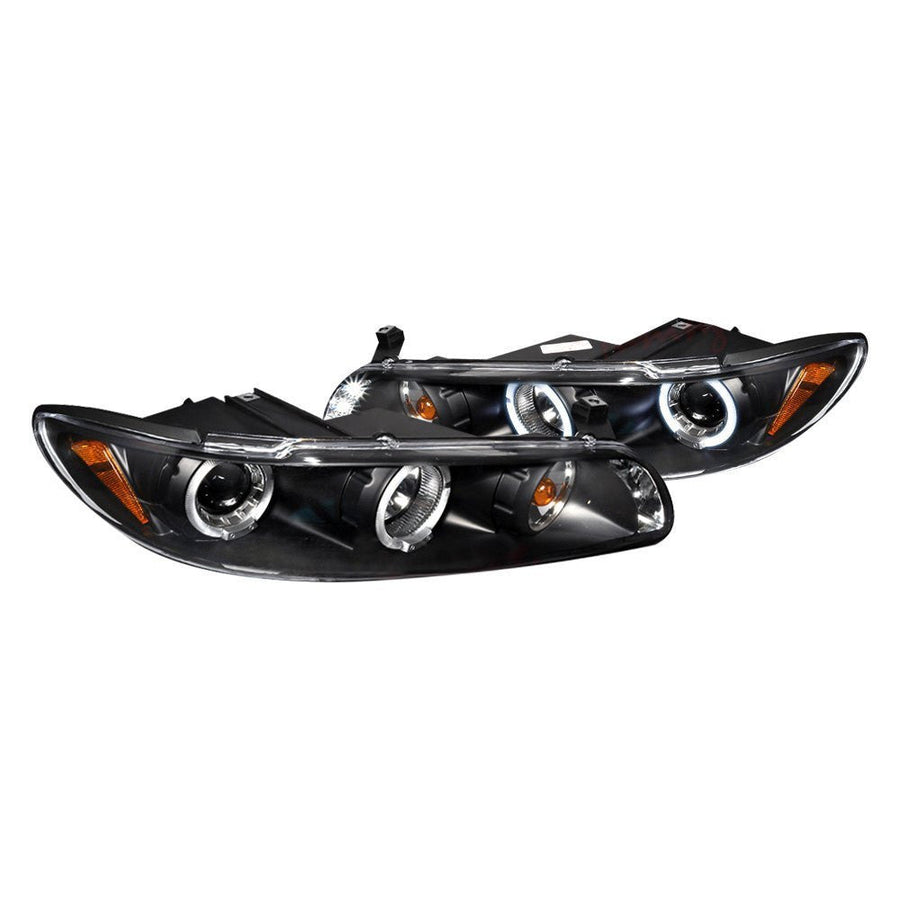 Spec-D 97-03 Pontiac Grand Prix Halo Projector Headlights Black