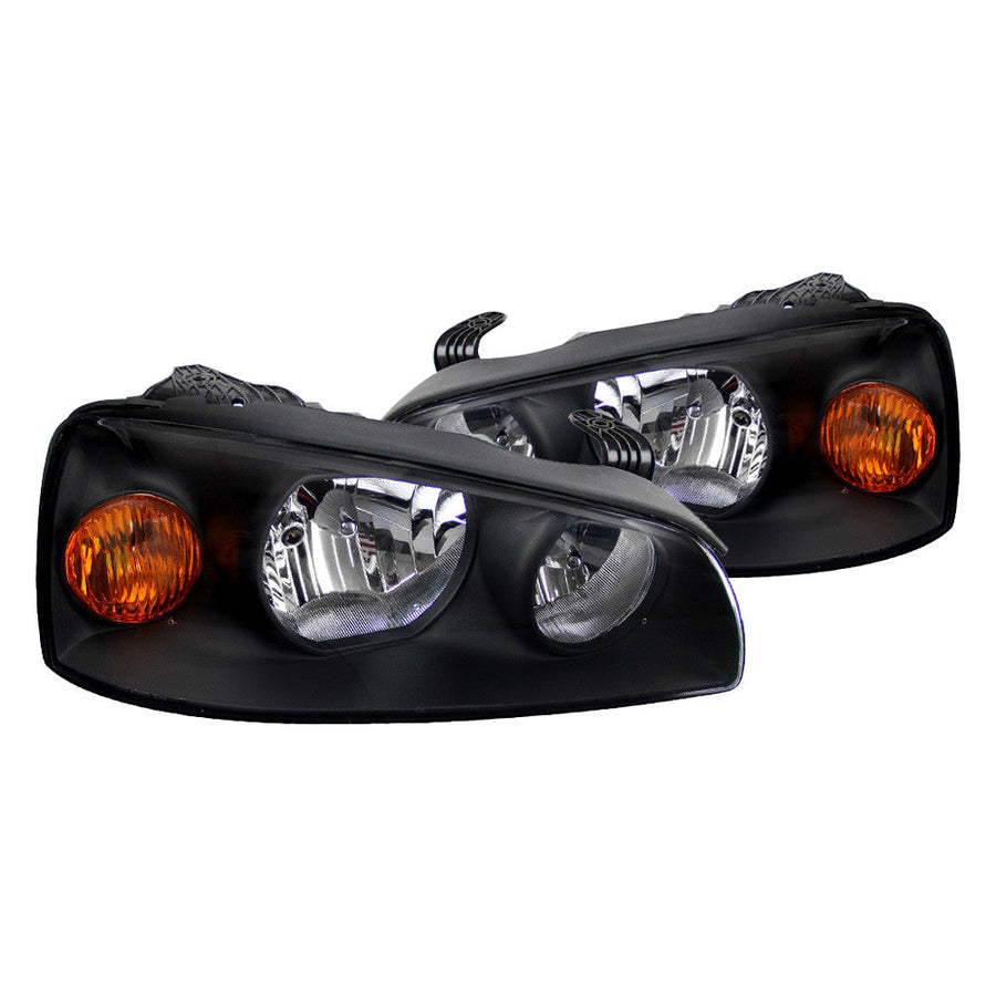 Spec-D 04-06 Hyundai Elantra Crystal Headlights Black