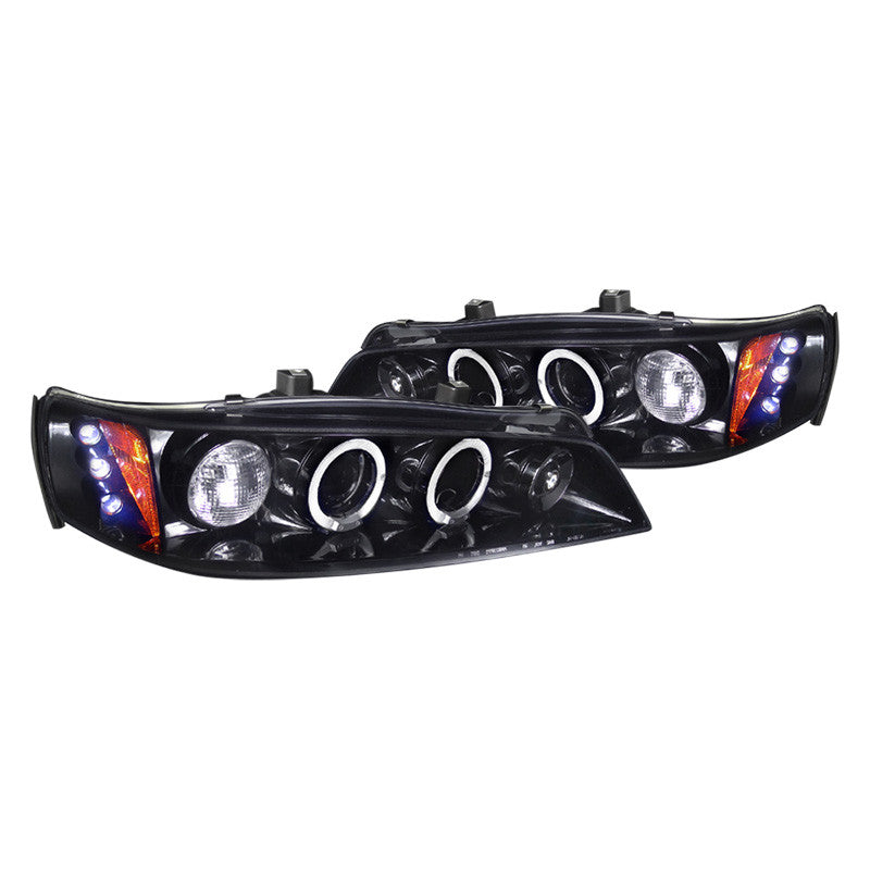 Spec-D 94-97 Accord Projector Headlights Black/Smoked Lens