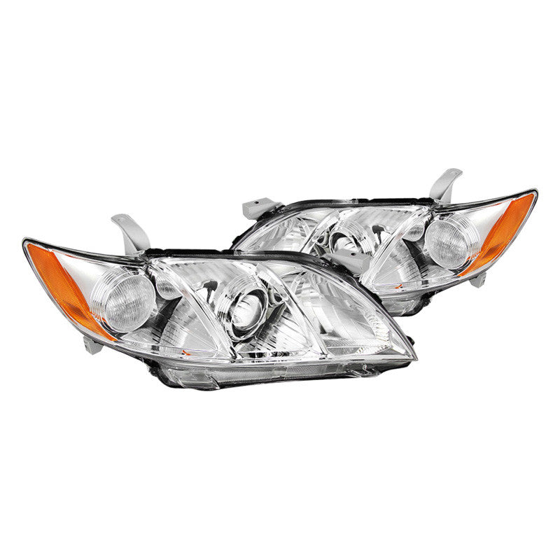 Spec-D 07-09 Toyota Camry Projector Headlights Chrome/Clear
