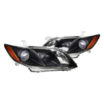 Spec-D 07-09 Toyota Camry Headlights Projector Matte Black/Clear