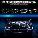 Spec-D 11-14 Dodge Charger Projector HID Headlight Black/Smoked