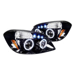 Spec-D 05-10 Chevy Cobalt G5 Pursuit Halo Projector Headlights Smoked