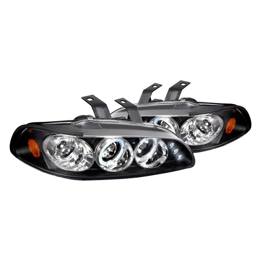 Spec-D 92-95 Honda Civic 2/3dr Halo Projector Headlights Black