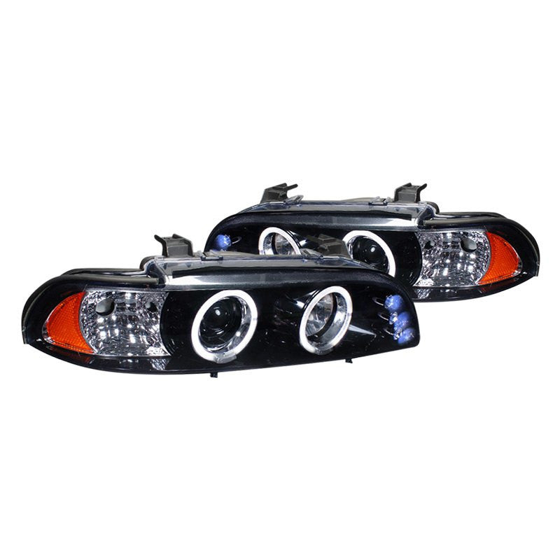 Spec-D 01-03 BMW E39 5-Series Projector Smoked Headlights
