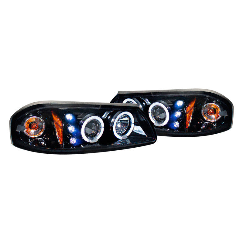 Spec-D 00-05 Chevy Impala Halo Projector Headlights Smoked