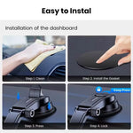 TOPK D38C Car Phone Holder – Adjustable Dashboard Mount