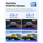 VIOFO A229 Plus 2-Channel 2K QHD Sony STARVIS 2 Dash Cam