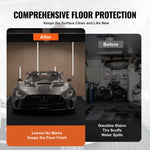 Succebuy Waterproof Garage Floor Mat for under Car Heavy Duty Containment Mat with Strong Grip Protects Garage Floor