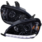 Spec-D 02-05 Mercedes ML W163 Projector Headlights Black/Smoked