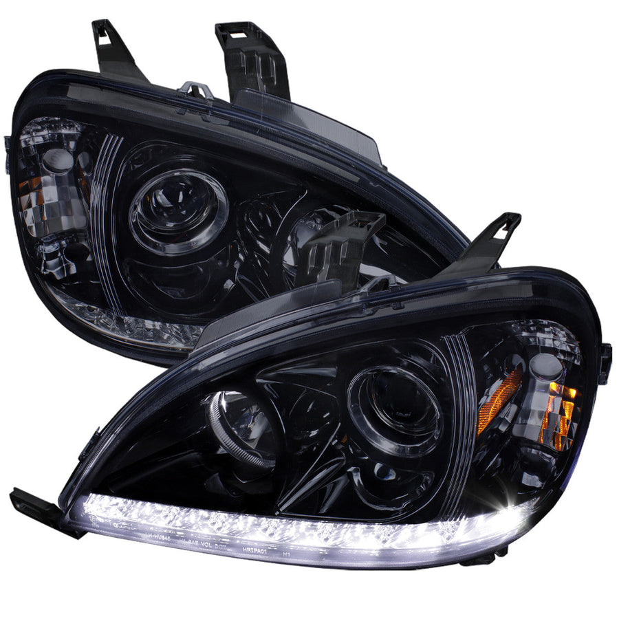 Spec-D 02-05 Mercedes ML W163 Projector Headlights Black/Smoked